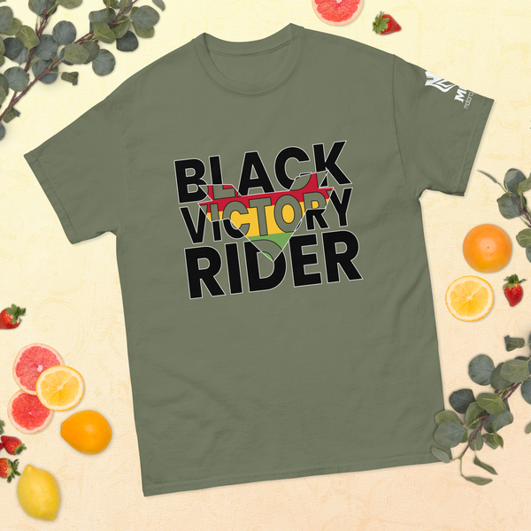 Black Victory Rider classic tee