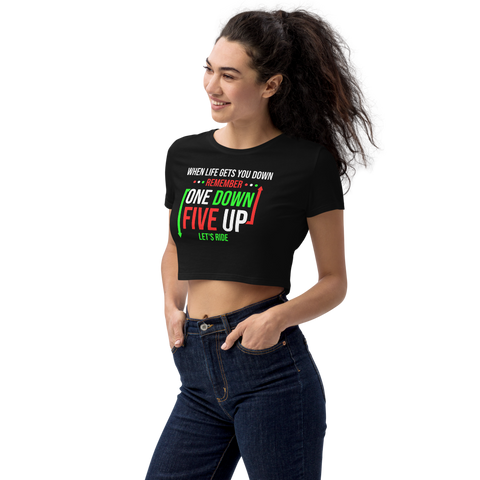 One Down, Five Up Crop Top