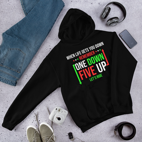 One Down, Five Up Unisex Hoodie