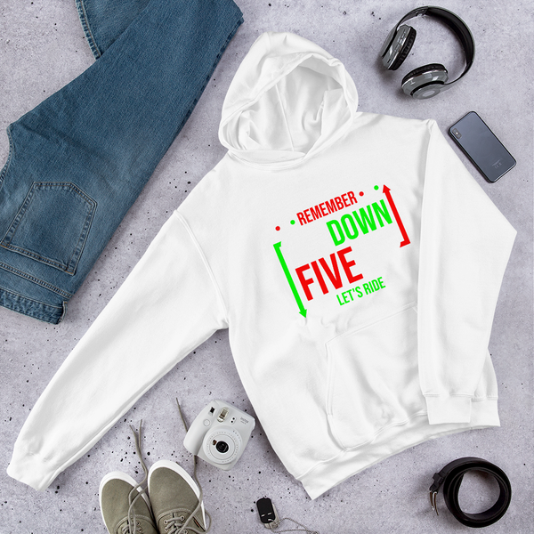 One Down, Five Up Unisex Hoodie